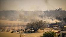 Incêndio florestal fora de controle leva 2.000 pessoas a deixarem suas casas, na Grécia 
