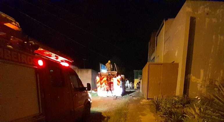 Três viaturas do CBMDF foram ao local onde ocorreu o incêndio