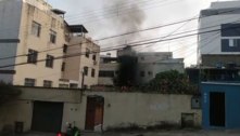 Incêndio atinge prédio na região Nordeste de Belo Horizonte (MG)