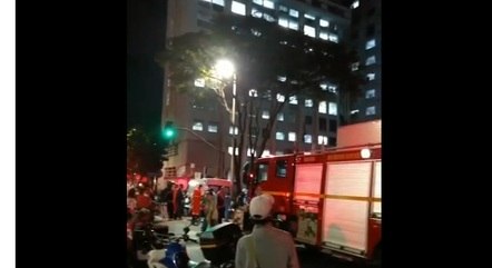 Incêndio aconteceu no 10º andar do hospital
