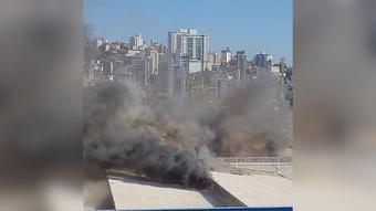 Incêndio atinge supermercado na região nordeste de BH 