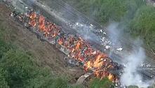 Saques, incêndio e mortes: trens de carga viram alvo de criminosos em São Paulo 