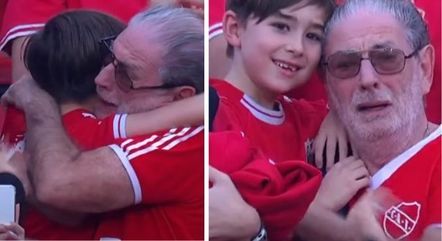 Câmeras flagraram emoção dos torcedores com gol da vitória do Independiente
