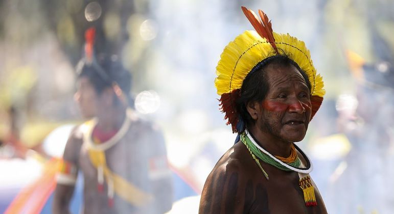 Indígena na Terra Yanomami