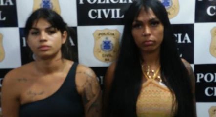 Duas influencers que estavam no local tentaram fugir, mas foram alcançadas pela PM