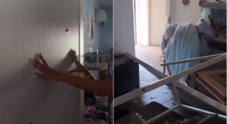 Maya Keyy filma destruição em Kissufim