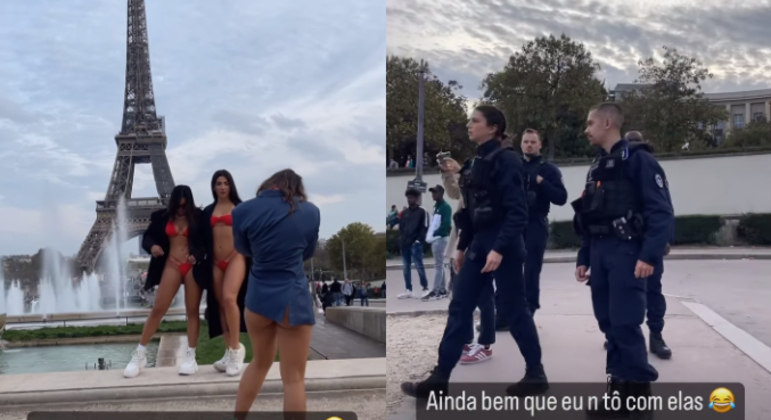 Influenciadoras brasileiras são barradas ao tirarem foto de biquíni na torre Eiffel