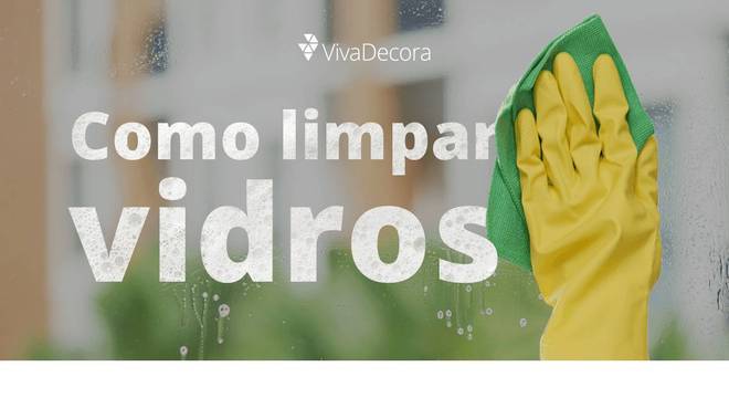 Infográfico - Como limpar vidros