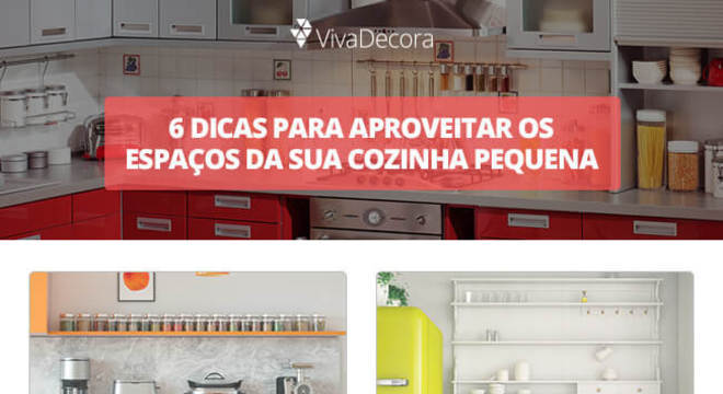 Infográfico - Cozinhas Pequenas