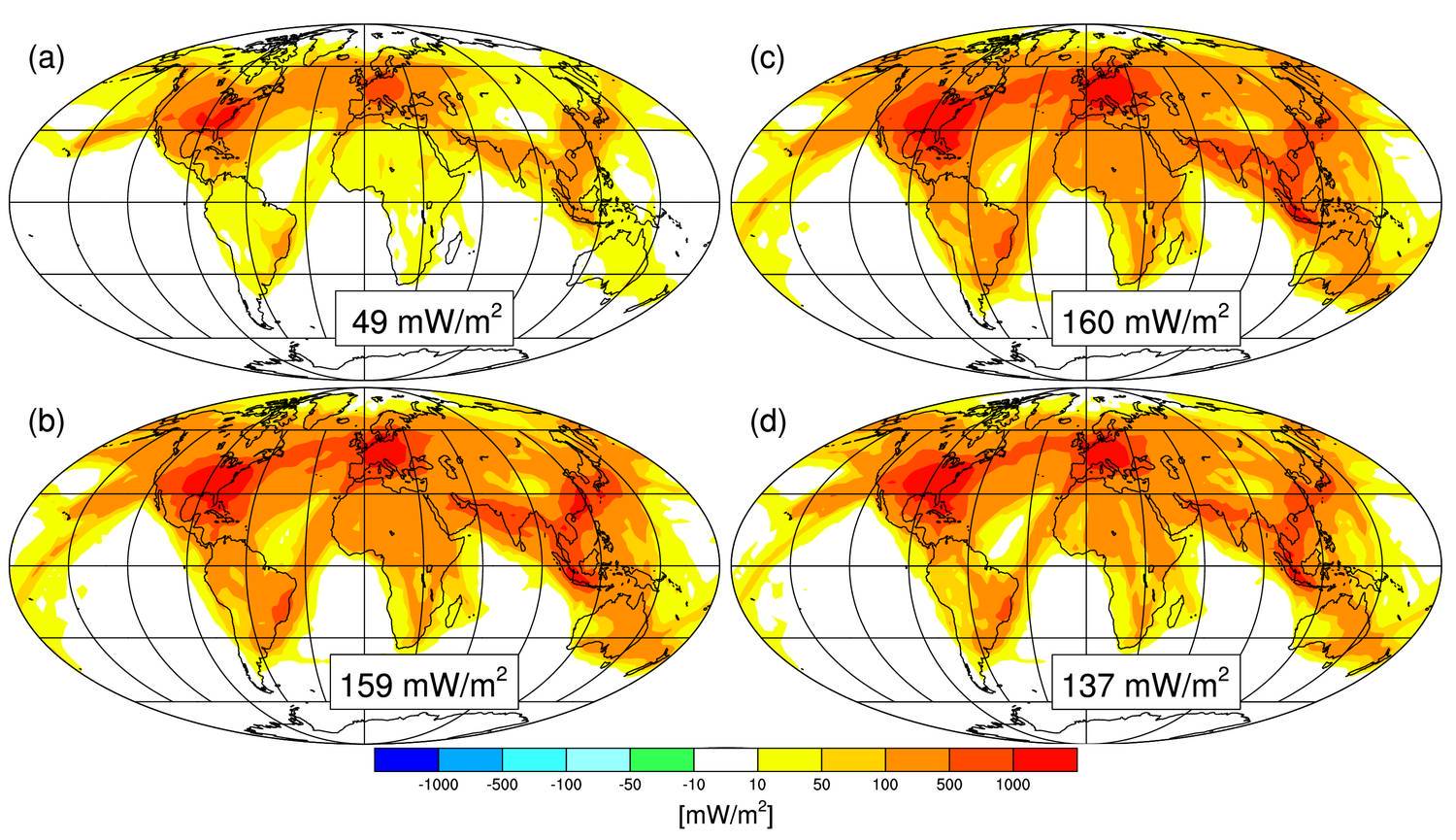 Infográfico mostra variações do calor da terra de acordo com o volume de tráfego aéreo 