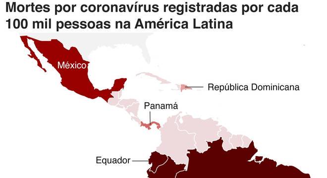 infográfico mostra areas mais afetadas