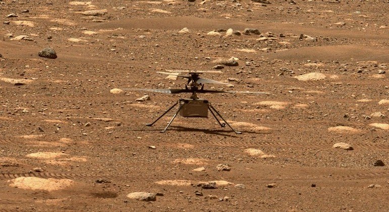 Ingenuity levantará um voo de 3 metros de altura no céu de Marte