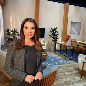 Ingrid Griebel na reportagem da semana do "Jornal da Record"