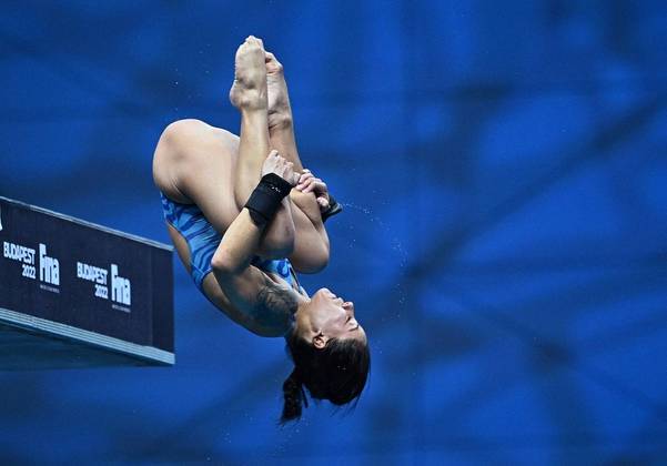 A brasileira ficou apenas atrás das melhores atletas no esporte: as chinesas Yuxi Chen (atual vice-campeã olímpica) e Hongchan Quan (ouro em Tóquio), e Pandela Peng, grande destaque da competição