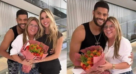 "Te amo", escreveu Hulk para a sogra, sua ex-cunhada
