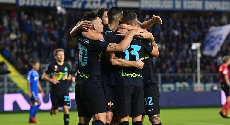A Inter, um sólido triunfo de 2 X 0 sobre o Empoli, no campo do inimigo