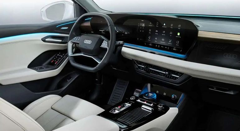 Interior do Q6 é mais jovial e conectado: modelo estreia no Brasil em breve