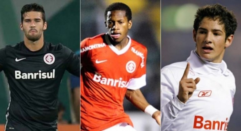Internacional - O Colorado formou grandes jogadores como Alisson, Fred e Pato. O time ideal teria: Alisson (Liverpool), William (Wolfsburg), Bruno Fuchs (CSKA), Juan Jesus (Napoli) e Eric (Ascoli); Sandro (Belenenses), Fred (Manchester United) e Taison (Internacional); Eduardo Sasha (Atlético-MG), Alexandre Pato (Orlando City) e Luiz Adriano (Palmeiras).