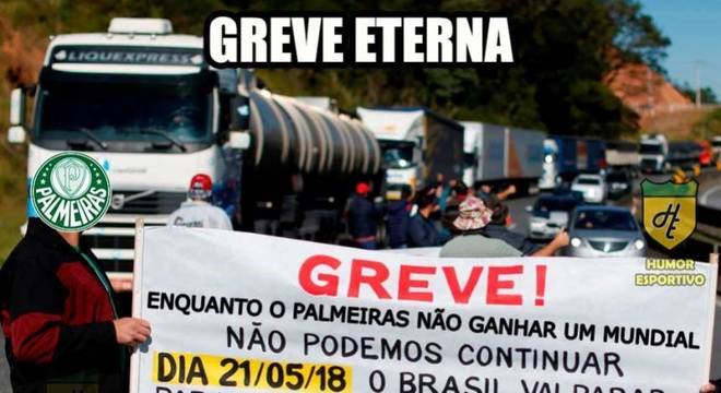 Internautas fazem piadas com greve dos caminhoneiros