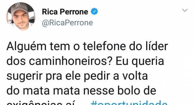 Internautas fazem piadas com greve dos caminhoneiros