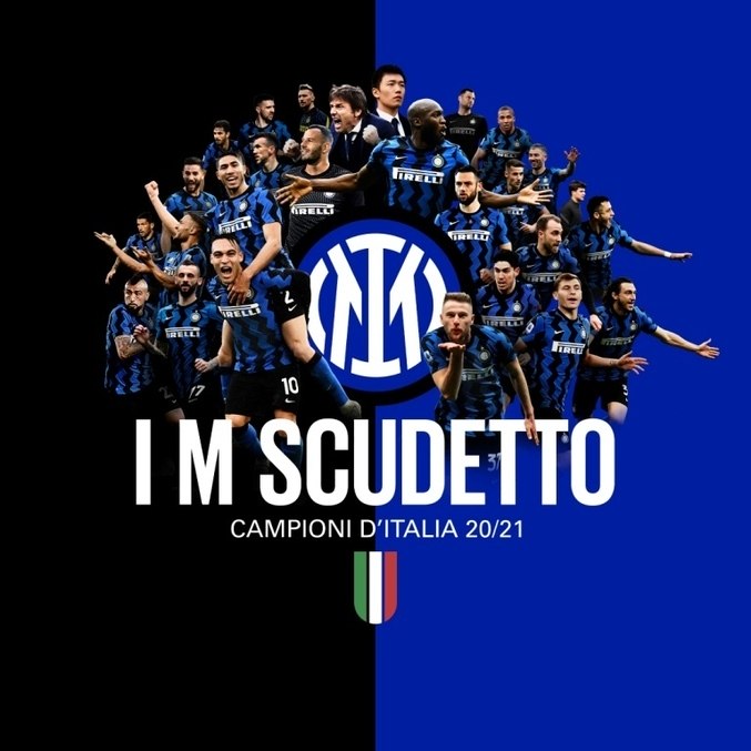 A Inter, atual campeã da Itália