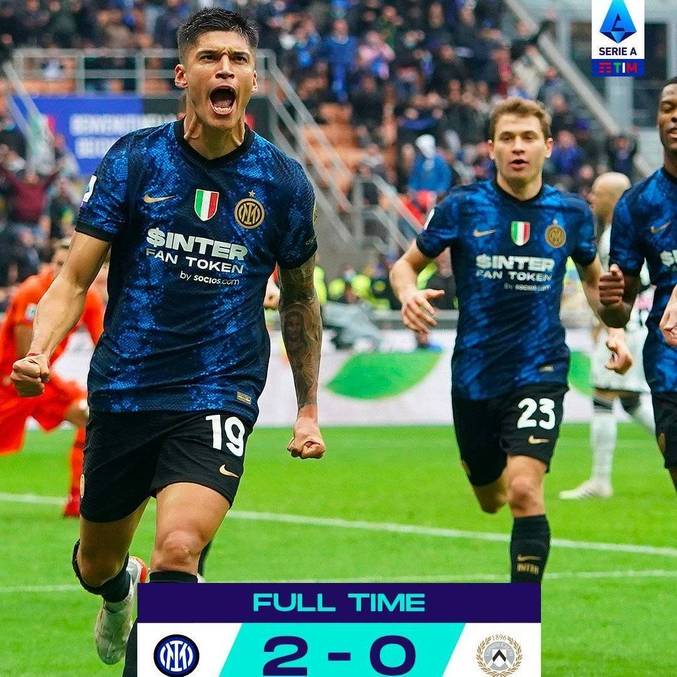 Joaquín Correa, as duas "reti" da Inter contra a Udinese