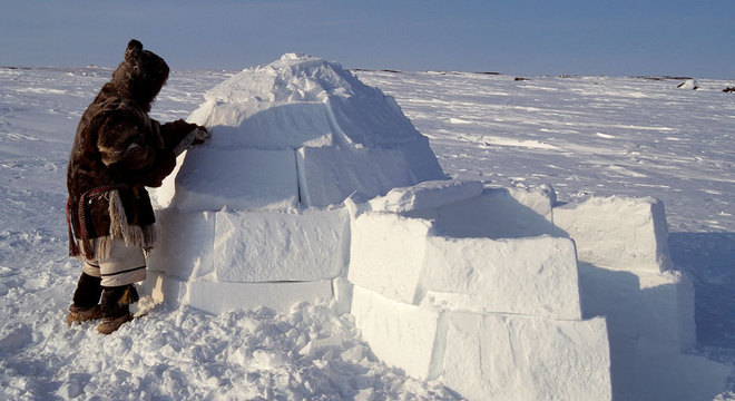  A maioria de nós não duraria muito tempo dentro de um Iglu 