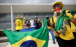 Supporters of Brazil's former President Jair Bolsonaro take part in a demonstration against President Luiz Inacio Lula da Silva, outside Brazil?s National Congress in Brasilia, Brazil, December 8, 2023. REUTERS/Adriano Machado