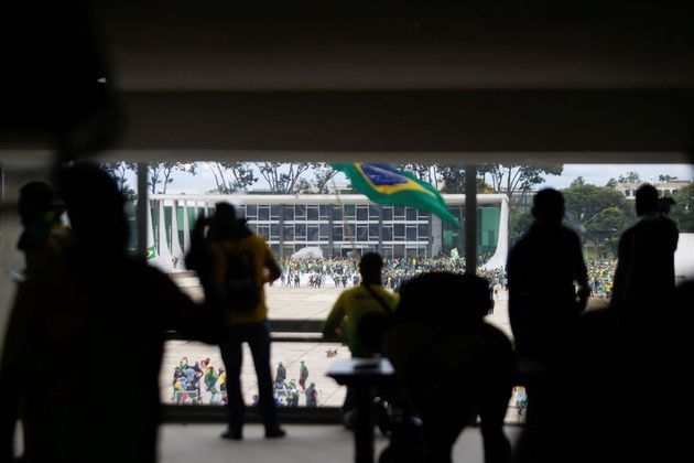 Supporters of Brazil's former President Jair Bolsonaro take part in a protest against President Luiz Inacio Lula da Silva in Brasilia, Brazil, December 8, 2023. REUTERS/Adriano Machado