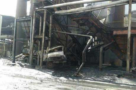 Explosão causou incêndio e deixou feridos