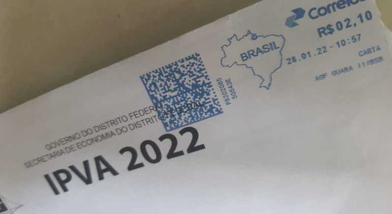 Correspondência com o IPVA 2022
