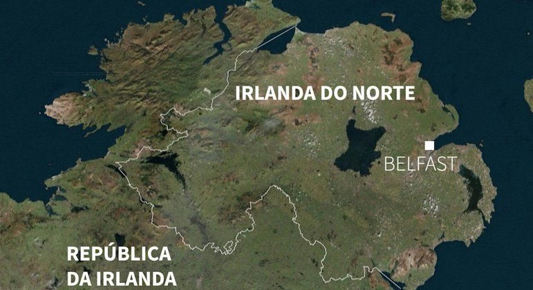  Irlanda do Norte faz parte do Reino Unido, localiza-se na parte norte da Ilha da Irlanda e é independente 