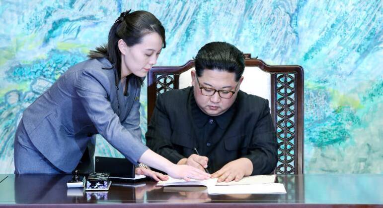 Irmã de Kim Jong-un chegou a ser apontada como uma possível sucessora dele