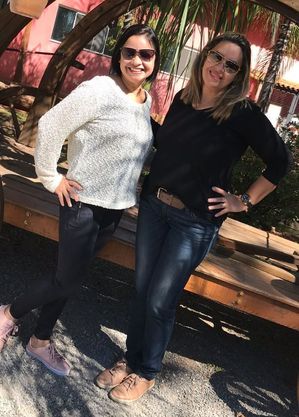 As duas seguem uma dieta restritiva e praticam, cotidianamente, exercícios físicos