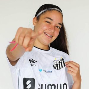 Isa Pena, do Santos sub-17