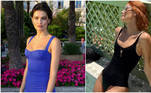 Isabeli Fontana antes e depois do explante do silicone nos seios