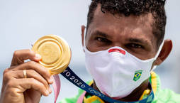 Isaquias Queiroz está perto do recorde: ‘É uma honra’ (Miriam Jeske/Divulgação/COB - 7/8/2021)