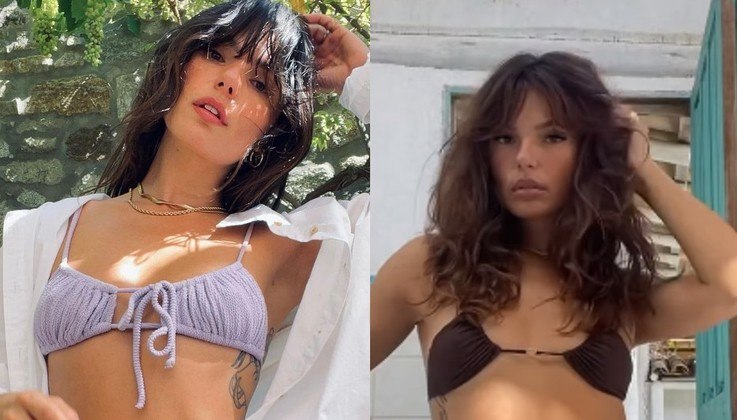 Isis Valverde tem se mostrado uma verdadeira fashionista quando se trata de looks de praia. Usar biquíni cortininha de cabeça para baixo — truque que virou tendência desde 2021 — é um dos hábitos favoritos da atriz, que também lança mão de outros hits, como o neon, o estilo Barbiecore e as peças de redinha; a seguir, veja alguns looks dela e inspire-se