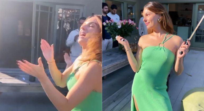 Isis Valverde e Marcus Buaiz curtem festa juntos
