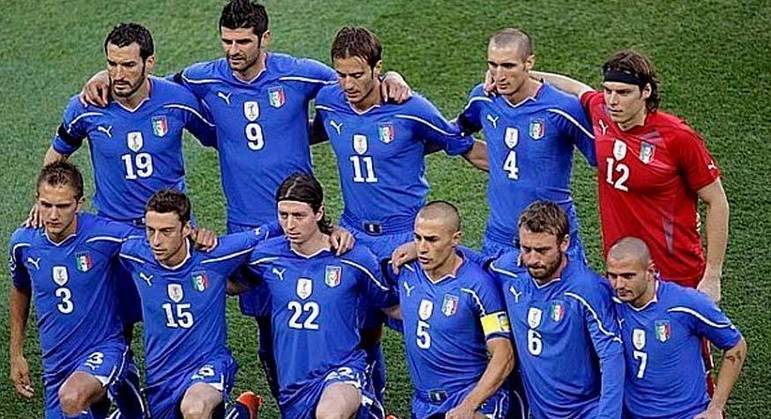 Itália - Copa do Mundo 2010 - Na África do Sul, a Itália sofreu com a 