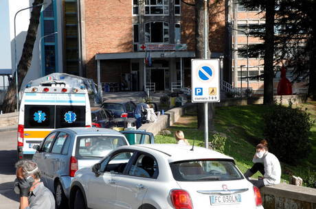 Itália pode ter colapso dos hospitais 
