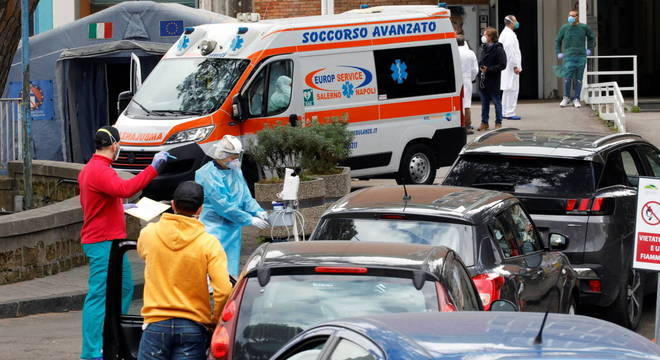 A Itália registrou 550 vítimas fatais do vírus SARS-CoV-2 nas últimas 24 horas
