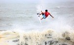 Tokyo 2020 Olympics - Surfing - Men's Shortboard - Quarterfinals - Tsurigasaki Surfing Beach, Tokyo, Japan - July 27, 2021. Italo Ferreira of Brazil in action during Heat 3 REUTERS/Lisi Niesner