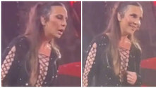 Ivete Sangalo viraliza ao flagrar 'mão boba' entre casal durante show: 'Eu vi' 