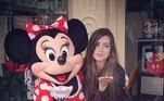 A namorada de Luan também tem registros de quando visitou a Disney, em 2014