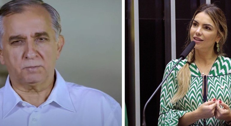 Senador Izalci Lucas (PSDB) e deputada Paula Belmonte (Cidadania)