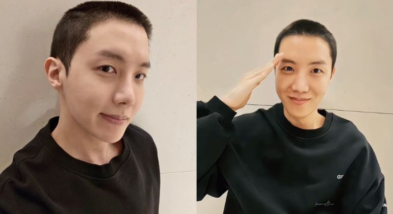 J-Hope, do BTS, raspa o cabelo antes de servir ao exército