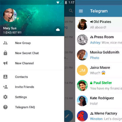 Já bastante conhecido e utilizado, o Telegram é a principal alternativa e concorrente do WhatsApp. Lançado em 2013, ele oferece bons recursos para conversas com texto, imagens e áudio, além de ligações por vídeo. 