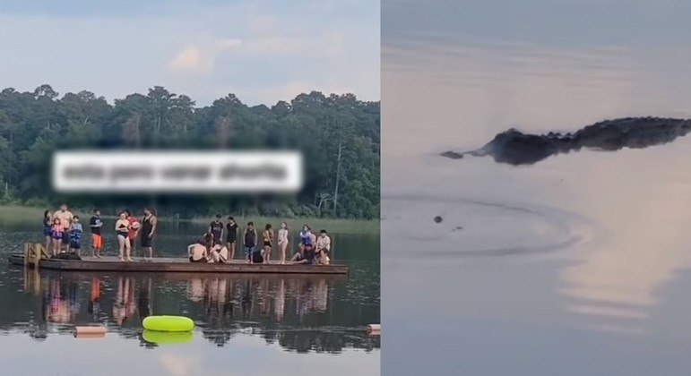 Ao menos 18 pessoas ficaram presas no centro de lago