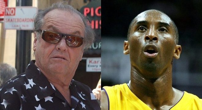Jack Nicholson e Kobe Bryant